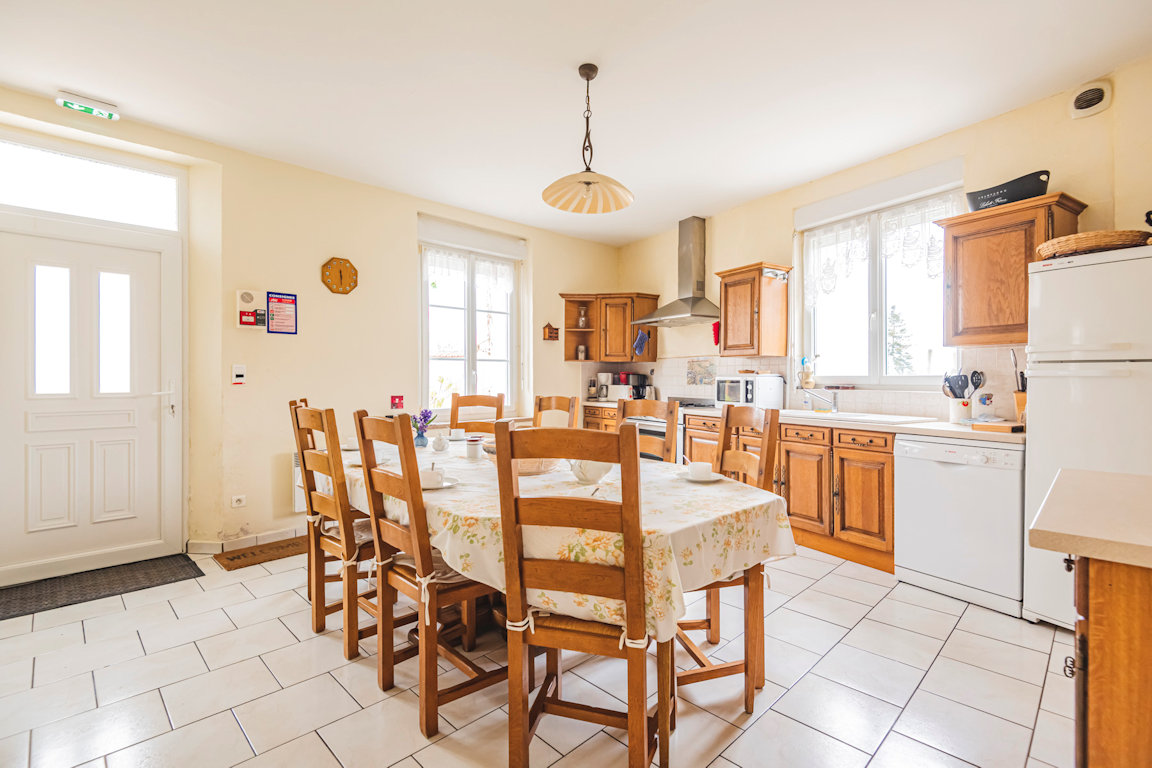 Cuisine équipée du gîte